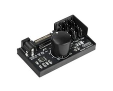 12V 4 Pin PC Case Fan Speed Controller 6 Fans Support, 4-Pin PWM Fan Cooling