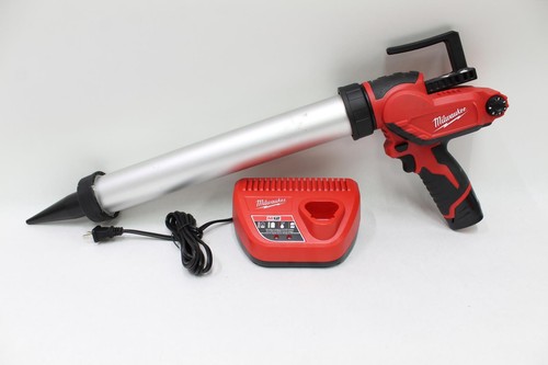 Milwaukee 2441-20 M12 10 Oz Caulk and Adhesive Gun Kit w. 1.5 Ah Battery