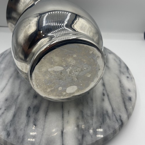 Restaurant Edelstahl Wasserkrug mit Eisschutz 8" hoch. - Bild 7 von 8