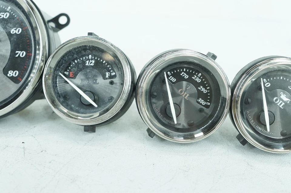12 Harley Touring Electra Glide 超原始设备制造商油电压燃料 Tacho Speedo 仪表 26K — 第 4/4 张图片