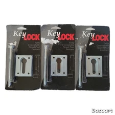 Keylock Concealable Newel Post Fastener 6283 Made In USA NEW Sealed Lot of 3