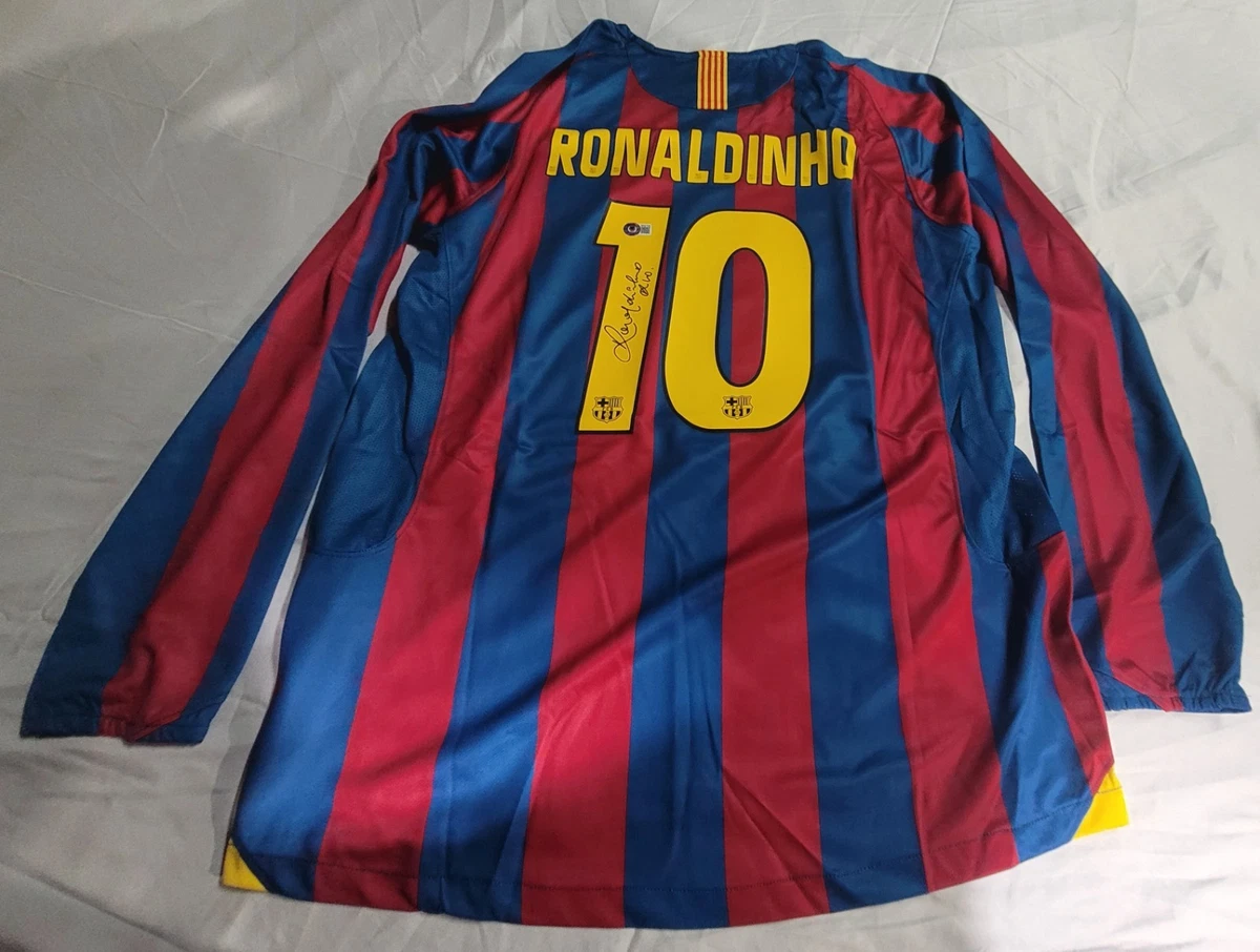 罗纳尔迪尼奥足球原始亲笔签名的项目| eBay