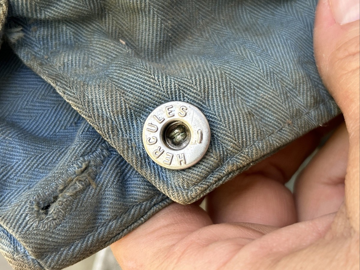 Vintage Sears Roebuck Nation-Alls Union Blue Work Coveralls Mens