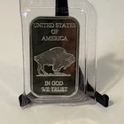 SilverTowne Indian Head Buffalo 1 Troy Ounce .999 fine silver bar.