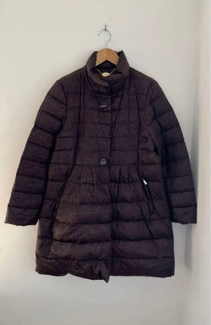 Balmain Down Jacket Dark Brown L Missing Hood Used - image 1