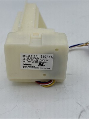 Nidec Sankyo NSBA001RE1 Refrigerator Damper White ABS 0.48W 197D2649P004