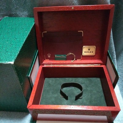 Rolex Genuine Box 81.00.09 C-Ring Green Watch Case Montres Rolex SA Used