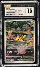 Pikachu 173/165 illustrazione rara CGC 10.0 gemma come nuova