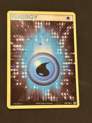 Pokémon - Water Energy 103/106 - Ex Emerald - Holo Rare 2005