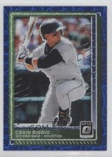 2025 Panini Donruss Optic Blue Velocity Prizm Craig Biggio #85 HOF 0hk3