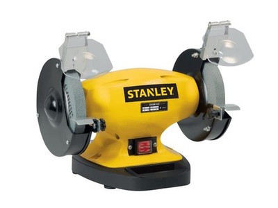 Stanley Maschinen Bandschleifer mit 2 Schleifscheiben 240V 330W SMCGB150E