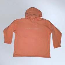 Vintage 1990s B.U.M. Equipment Coral Hoodie Sweatshirt Unisex Medium Embroidered