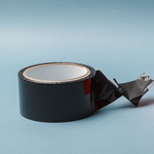 192 Rls Black Tensilized Strapping Tape 2.8 Mil Packing Tape 3/4" x 60 Yds