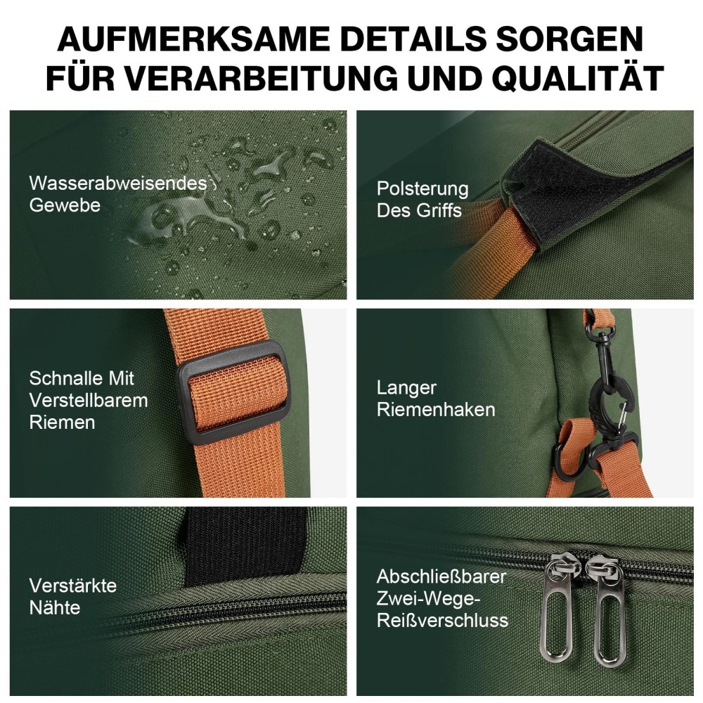 Reisetasche Groß Sporttasche Herren Damen Reisetaschen mit Nassfachund Schuhfach Ansicht 6