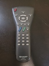 SHARP LCDTV GA077WJSB GRAY REMOTE CONTROL Tested