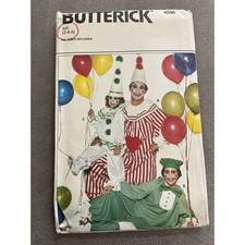 Butterick sewing patterns vintage clown costume 4590 size 2-4-6