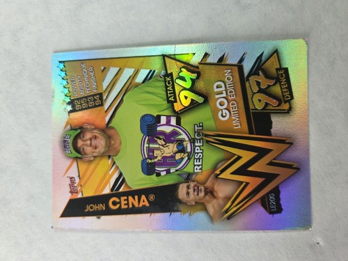 2021 Topps WWE Slam Attax Gold Limited Edition John Cena #LE20G - Bild 4 von 4