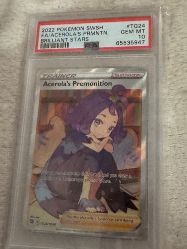 Acerola's Premonition graded PSA 10 for sale on eBay