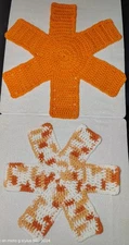 Crocheted Pot/Pan Protectors - Set Of 2 - Handmade - 100% Cotton