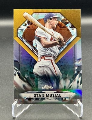 2022 Topps Chrome Update - Diamond Greats Stan Musial #DGC-49 - Cardinals