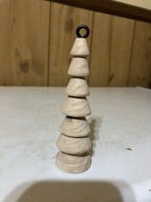 Handmade Wooden Christmas Tree Ornaments Artist Crafted, Made in USA