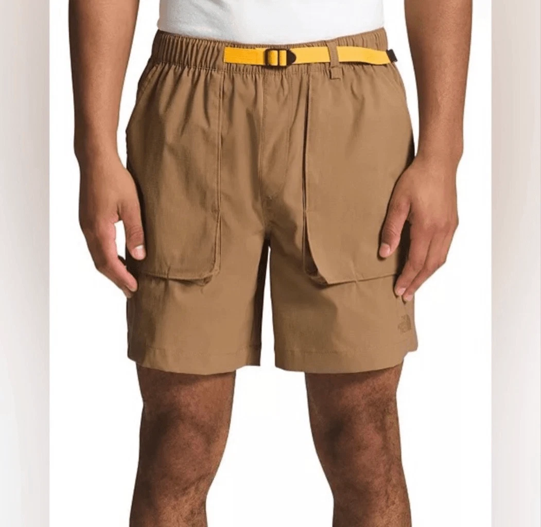 The North Face Class V Ripstop 5” Shorts Utility Brown Mens Medium NEW