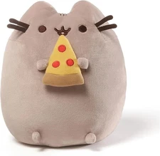 GUND  9723  Pusheen Snackable Pizza Stuffed Animal Plush  9.5"