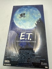 E.T. The Extra Terrestrial Black Green Cassette VHS 1982 - Brand New Sealed