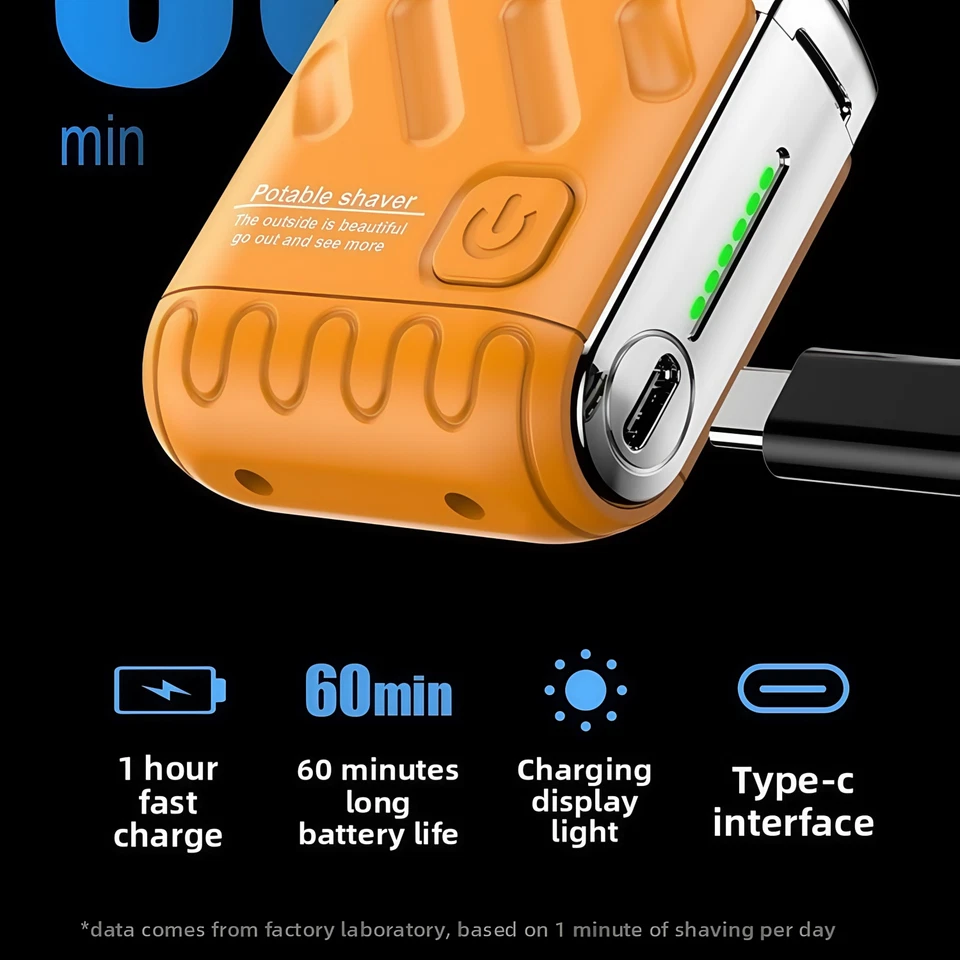 Barbeador elétrico White-ZKZT R12 magnético levitação TPC carregamento rápido - Imagem 4 de 4