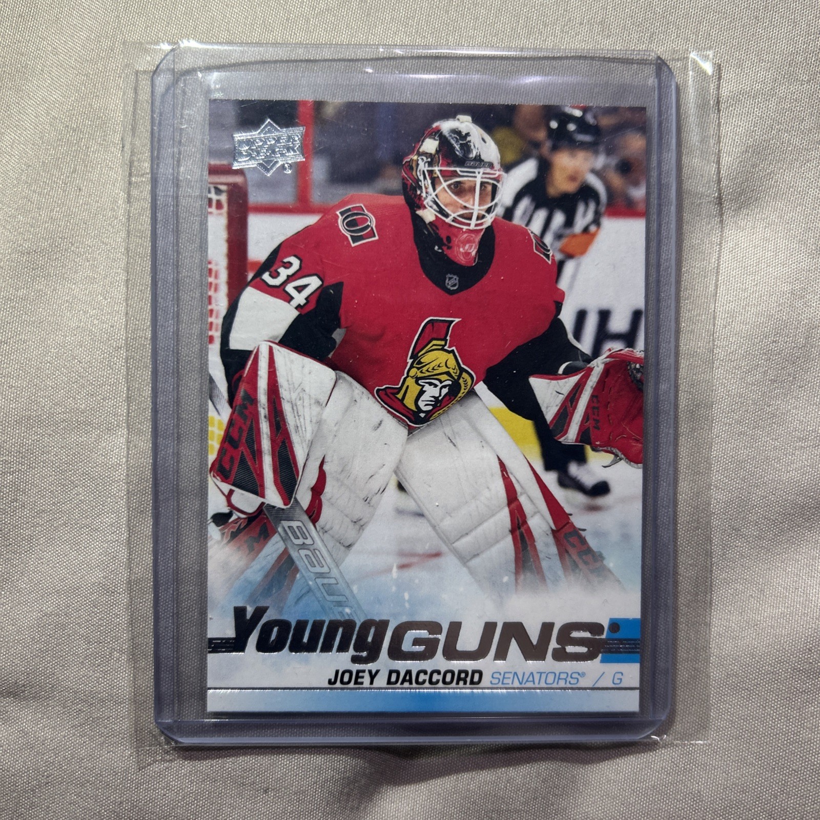 Joey Daccord Young Guns #477 2019-20 Upper Deck Kraken Senators MINT RC