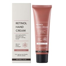 Retinol Anti-Aging Hand Cream for Dry Skin, Moisturizing  Wrinkle Relief, 50g