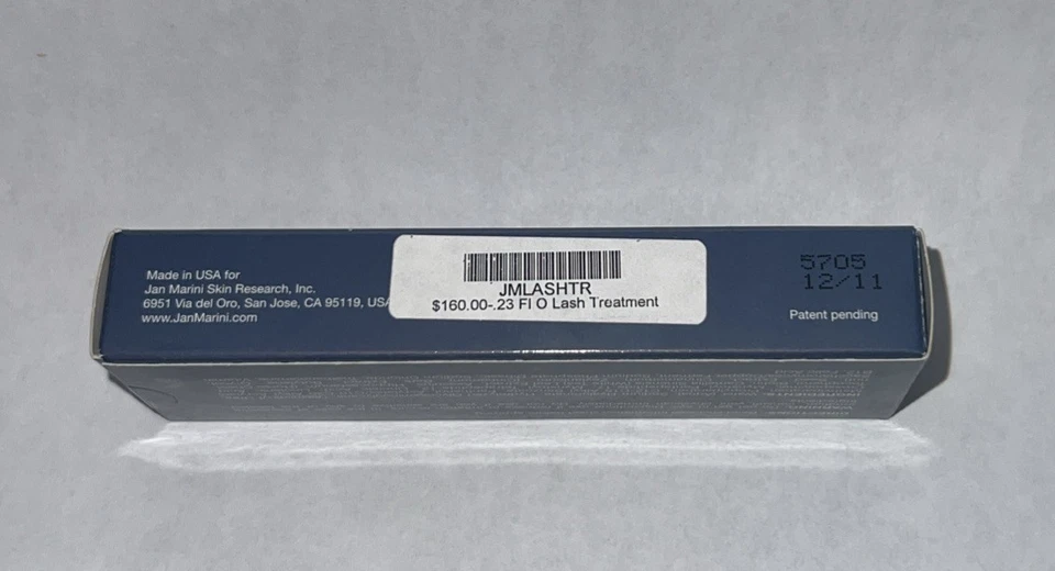 Nuevo en caja sellado ~ Jan Marini ~ Acondicionador de pestañas MARINI LASH ~ 0,23 OZ ~ 6 meses de suministro Foto 3 de 4