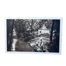 Postkarte AK Spreewald Heimkehr Tracht Lehde Ungelaufen