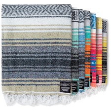 Eco-Friendly Handwoven Mexican Throw 70x50 Perfect Gift for All Occasions