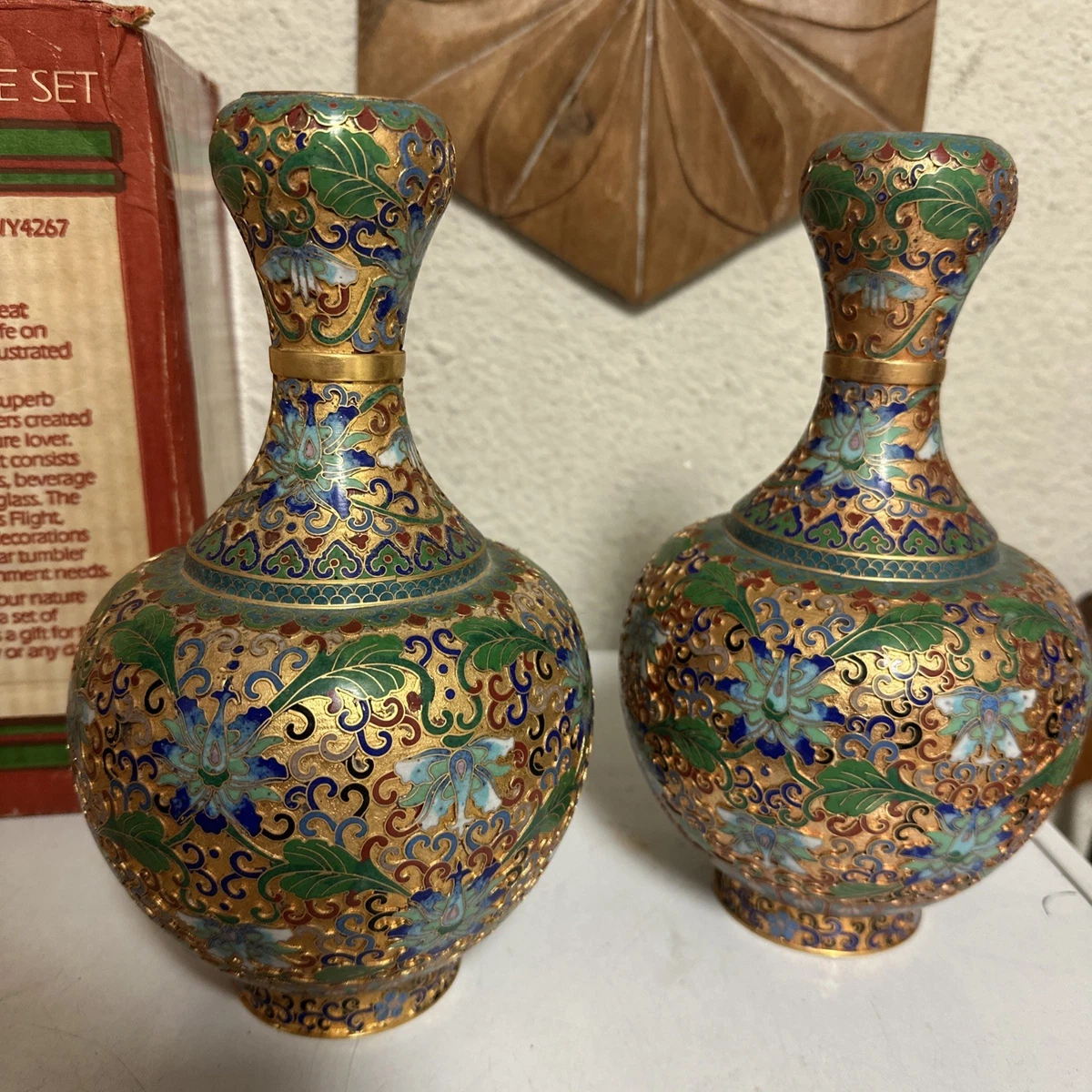 景泰蓝花瓶| eBay