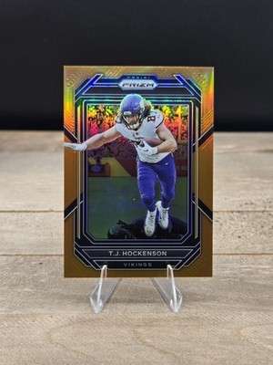 2022 Panini Prizm #100 T.J. Hockenson Orange #/249