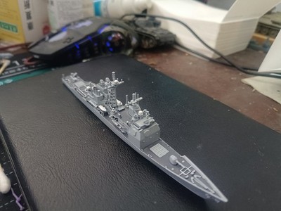 1:1250 Ticonderoga Class Cruiser Resin Model,14cm(5.51in),Finished Naval Vessel