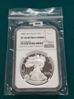 2007 W Proof American Silver Eagle NGC PF70 Ultra Cameo .999!   S44