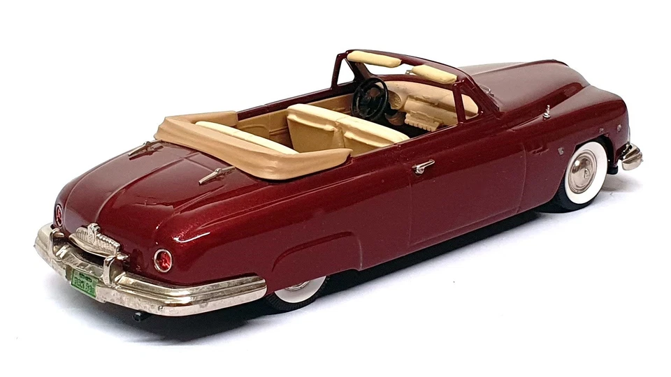 Brooklin 1/43 Scale BRK94a - 1949 Lincoln Cosmopolitan Convertible - Maroon - Image 3 of 4