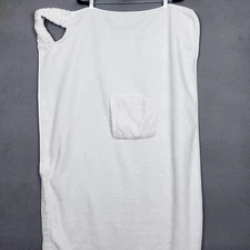 TOGA TOWEL Bath Wrap XL White Quick Dry OEKO-TEX Absorbent Spa Robe