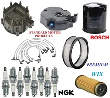 Tune Up Kit Filters Cap Wire Spark Plug For CHEVY K20 SUBURBAN V8 6.6L 1977-1980