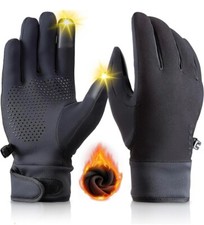 Lifect Winter Gloves, Touch Screen Anti Slip Gloves