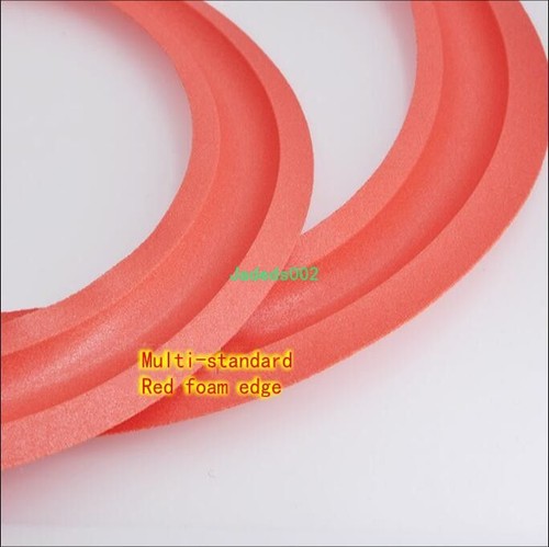 2pcs 4/5/6.5/8/10/12"inch speaker Red Foam edge Loudspeaker Foam Surround repair - Afbeelding 2 van 17