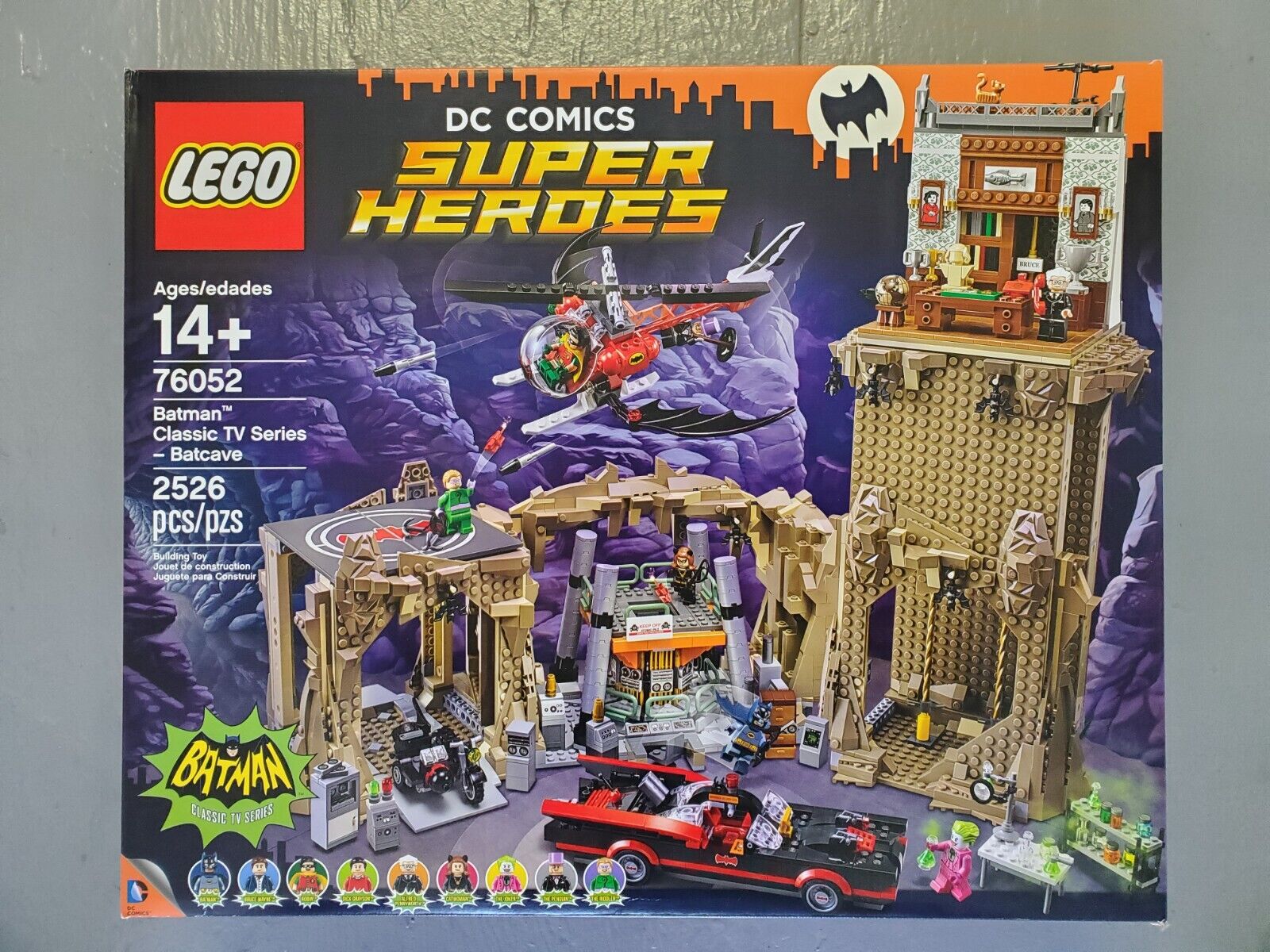 LEGO 76052 - DC Comics Superheroes - Batman Classic TV Series - Batcave (MISB)