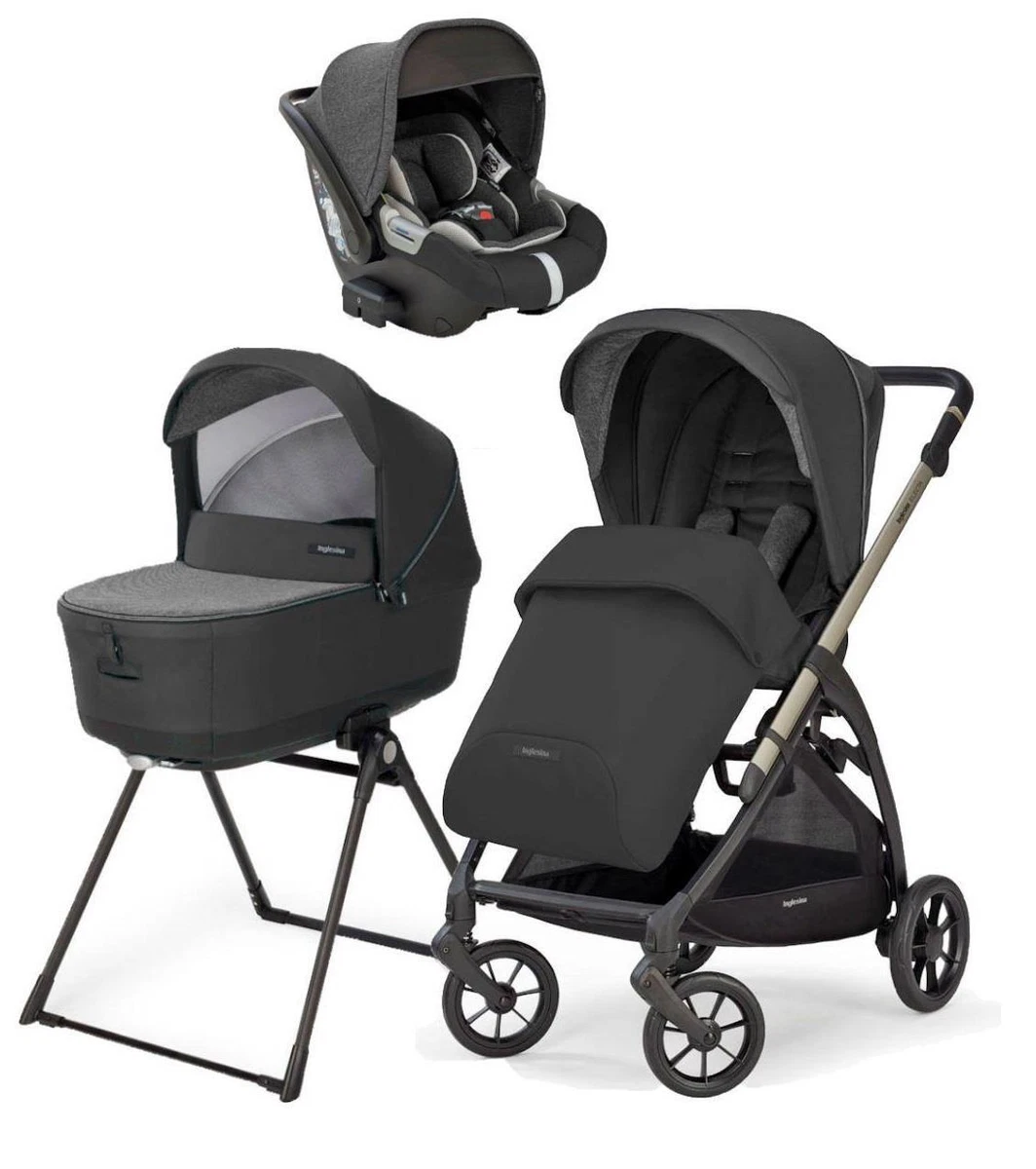 Inglesina Electa Stroller + Bassinet + Car Seat Foldable Lightweight Buggy  Pram