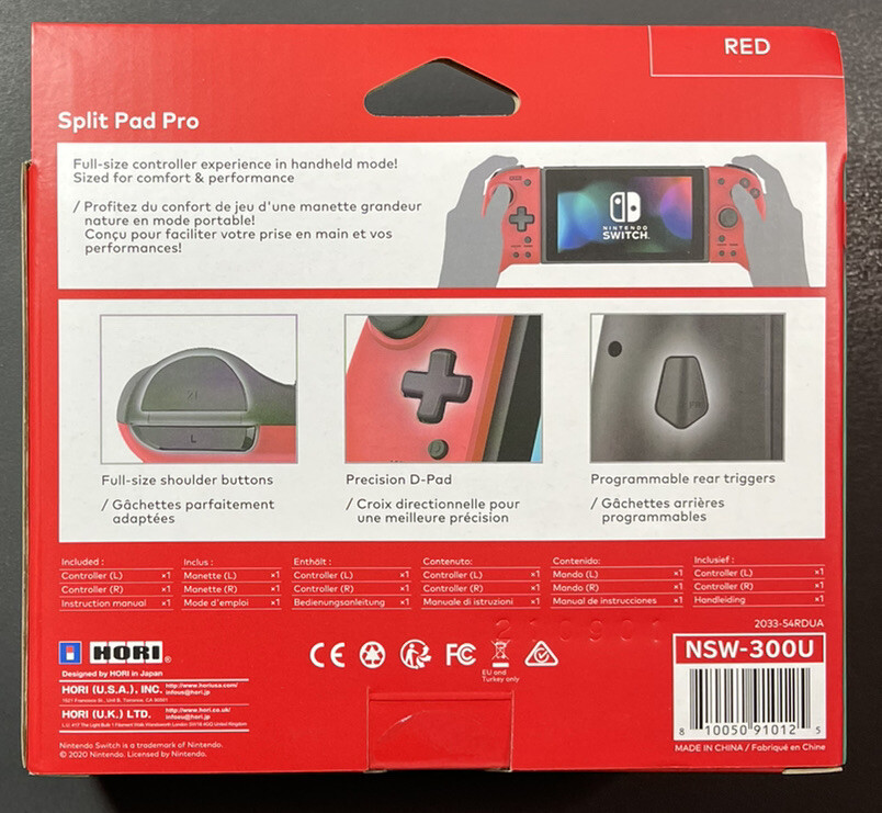 Official Nintendo Switch Split Pad Pro [ RED ] NEW | eBay