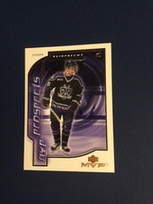 2000-01 Upper Deck MVP Steven Reinprecht Rookie Card