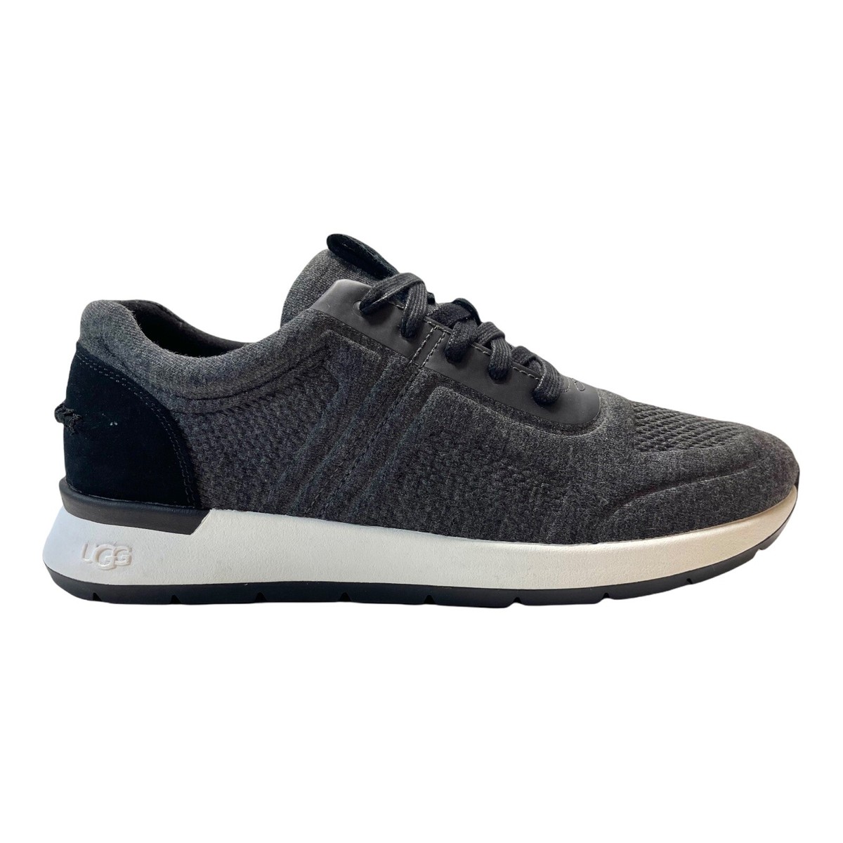 UGG Women's Shoes Adaleen Black And Gray Sneaker, Size 8 | eBay