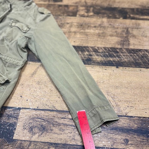 Kenar Military Anorak Jacket Olive Green Utility Pockets Lightweight L - Picture 6 of 8