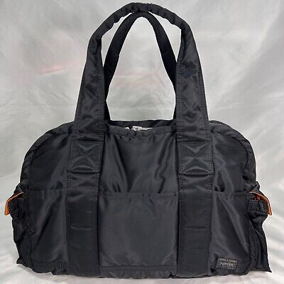 PORTER YOSHIDA TANKER DUFFLE BAG(L) 622-76996 black 12L Good Condition |  eBay